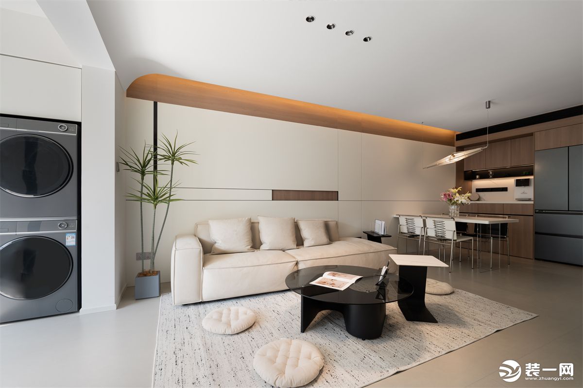 【武漢山水人家裝飾】保利時(shí)代北區(qū)94平臺(tái)式極簡風(fēng)